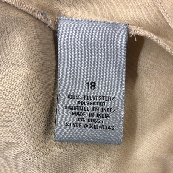 Elegant Y2K Paisley Print Women's Top size 18 Bohemian Fairy Beaded - Picture 6 of 7